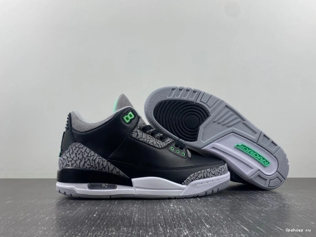  CT8532-031 Jordan 3 Glow” Air “Green 0710